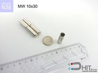 MW 10x30 [N38] magnes walcowy klasy N45 1 szt.