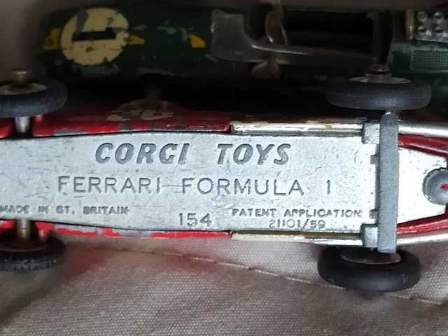Carros F1 Corgi, Ferrari, Lotus