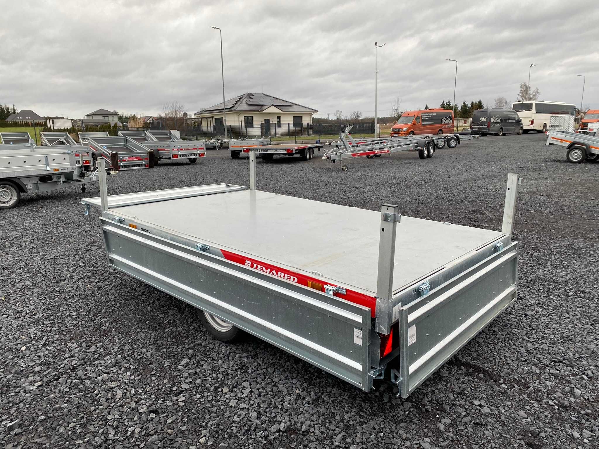 Temared ELEKTRYCZNA WYWROTKA kiper 253x152cm 1300KG dostawa RATY MOCNA