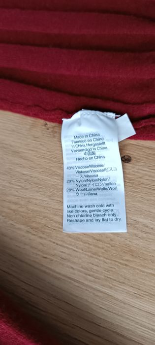 Bordowa bluzka damska S - XS