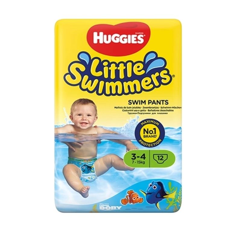 Підгузки-трусики Huggies для басейна 12 шт.(7-15 кг).