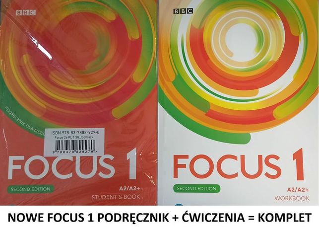 /NOWE/ Podręcznik + Ćwiczenia Focus 1 Second Edition + Benchmark