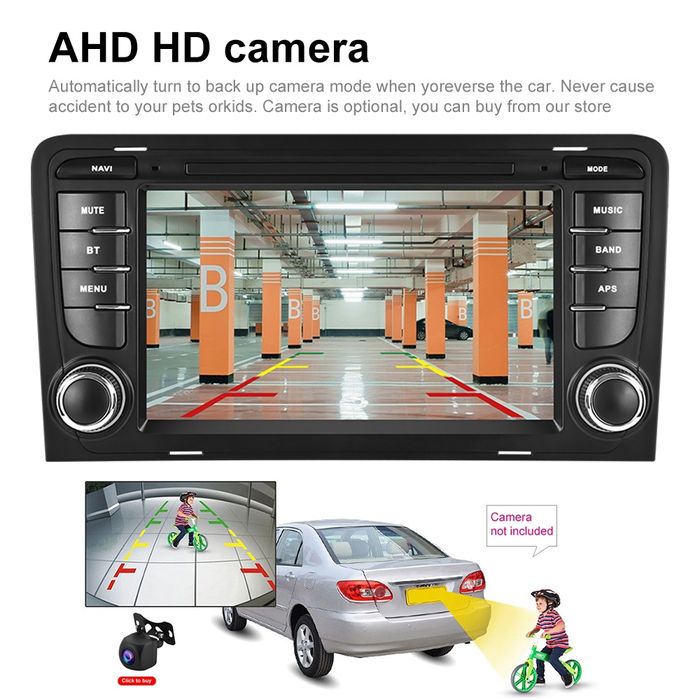 Rádio android 15 2/64gb Audi A3/S3/RS3 carplay gps wifi Bluetooth NOVO