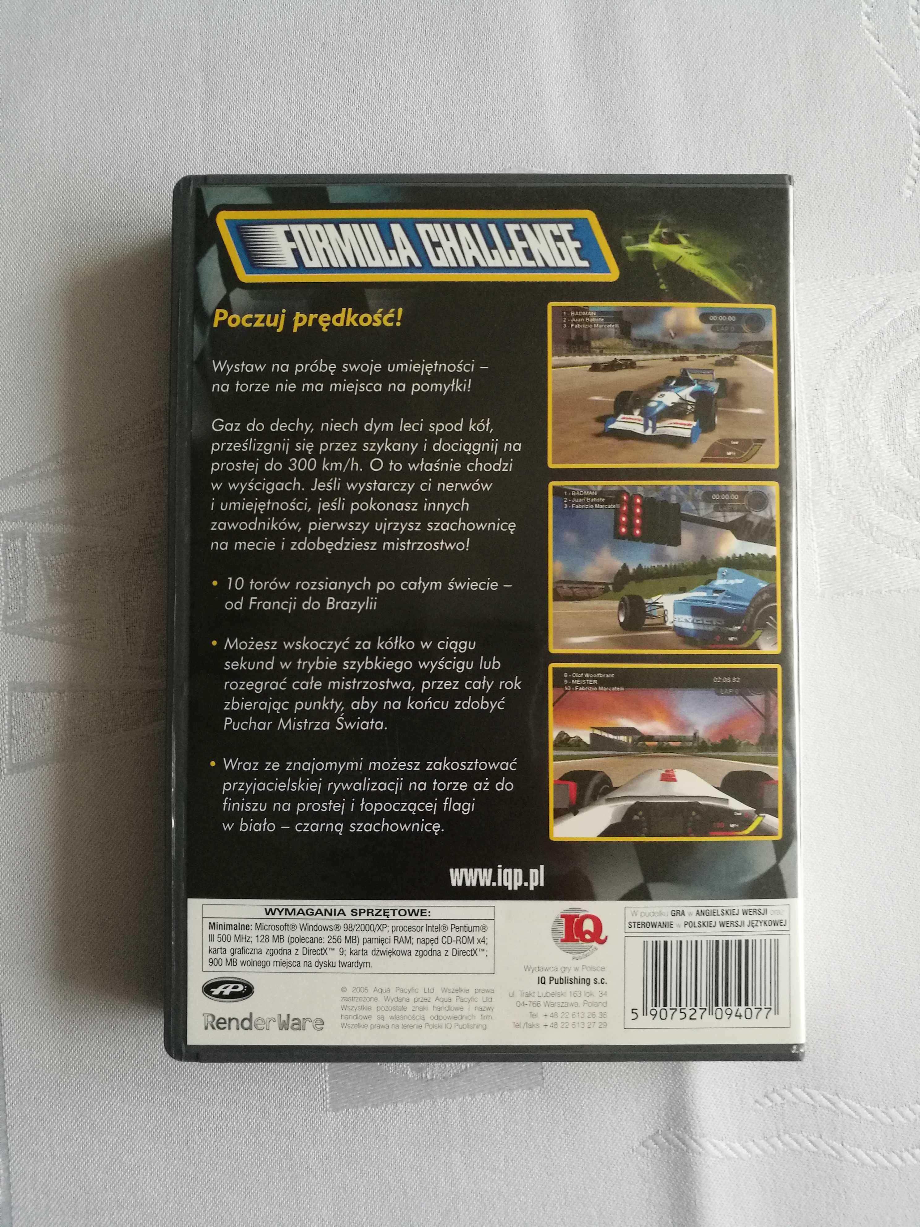 Gra PC "Formula Challenge"