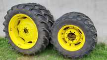 Komplet opon kół ciągnika John Deere 15.5R38