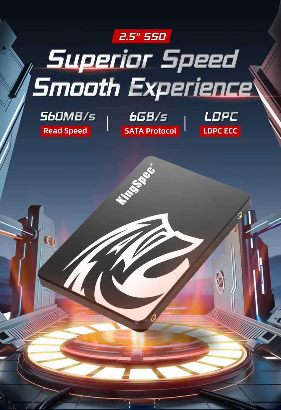 SSD диск накопитель 2.5" SATA3 64GB 128GB  256GB 512GB 1Тб 2Тб XrayDis