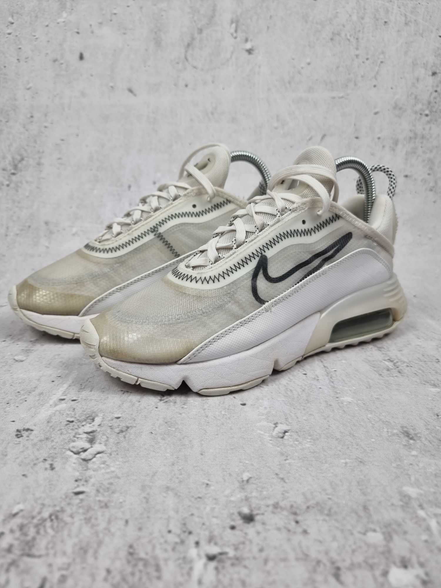 Buty Damskie Nike Air Max 38.5 Sportowe Sneakersy Białe White