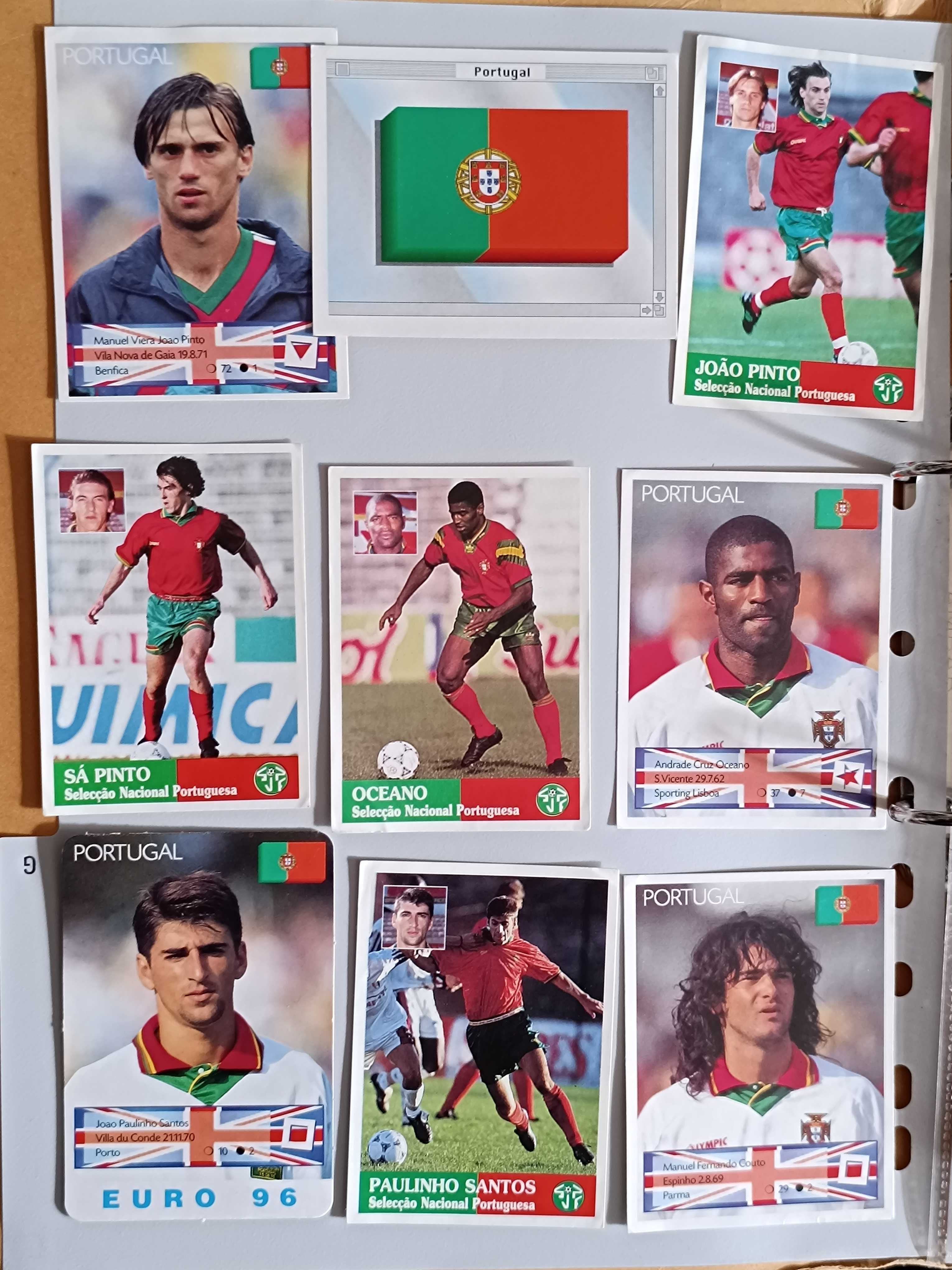 11 Autocolantes e 7 Calendários Eurocup 96