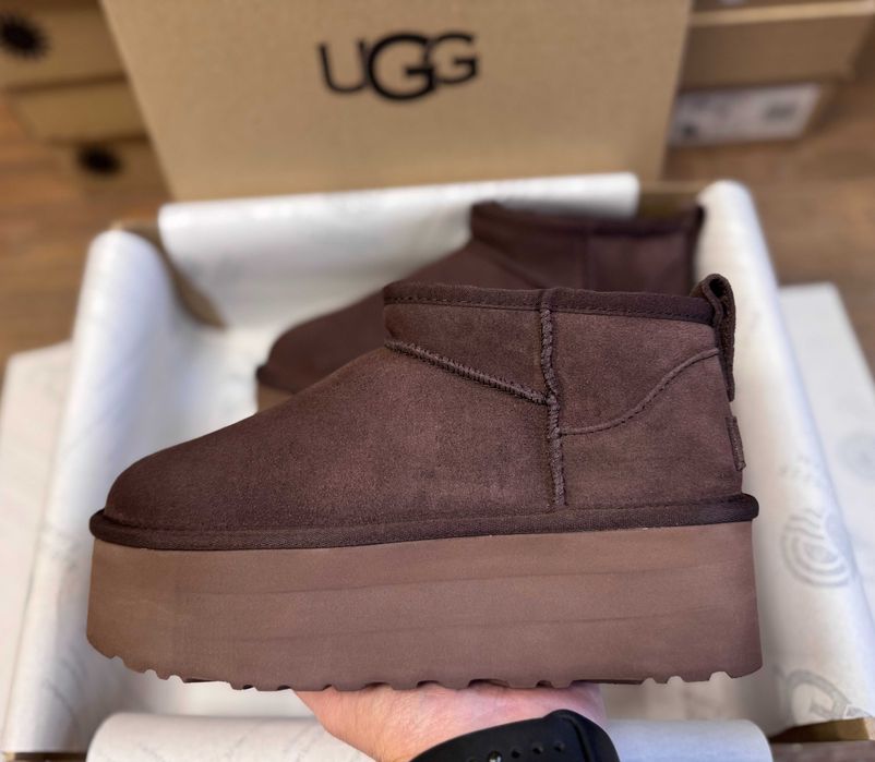 Угги/Угг/Уггі/Уги/Угі/UGG Australia Ultra Mini Platform Chocolate