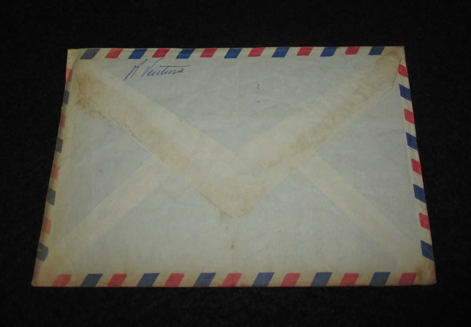 Envelope Correo Aereo Air Mail Espanha Portugal Hotel Mirador