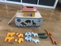 Drewniany sorter dla dzieci ze zwierzętami