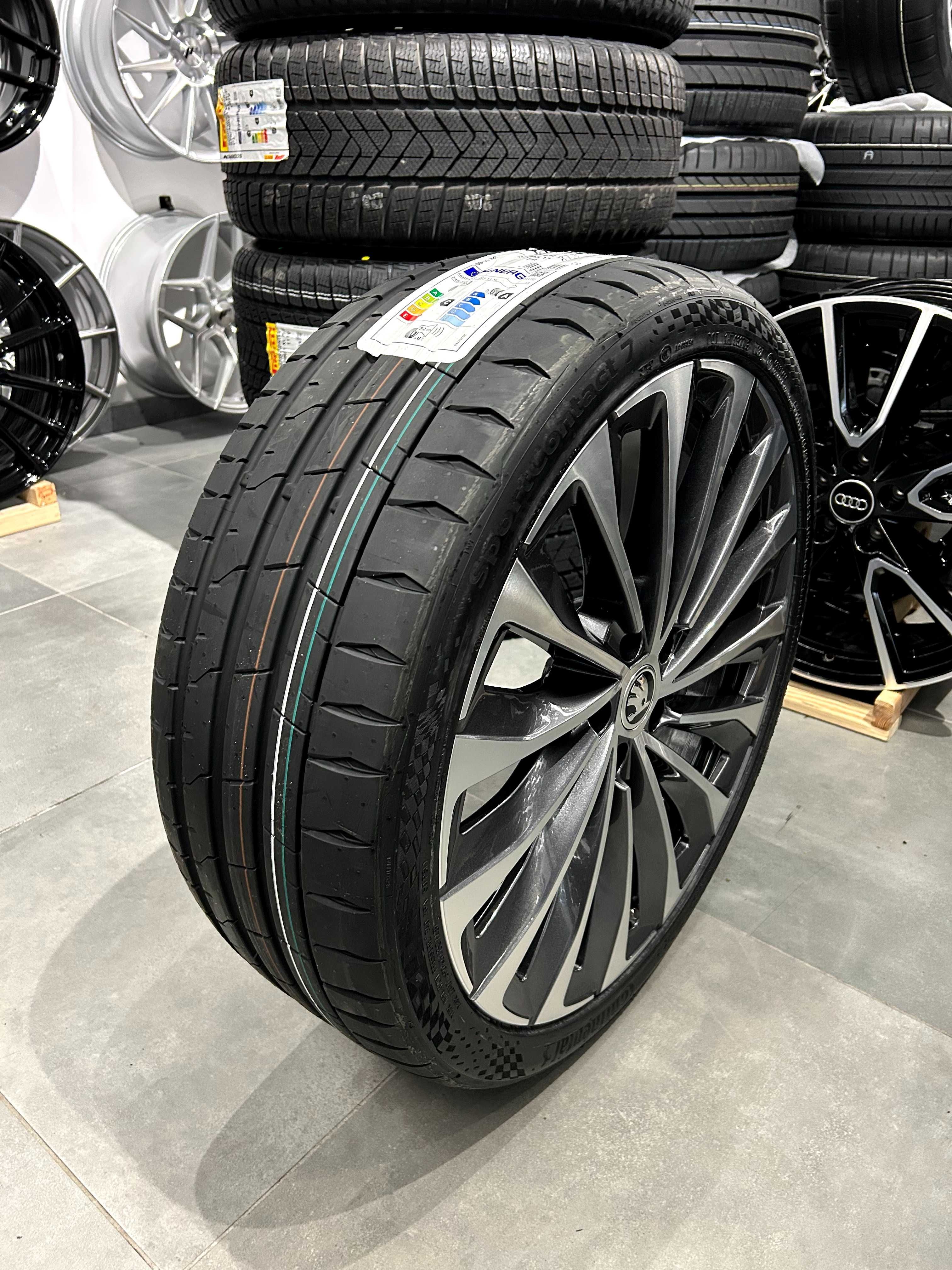 Oryginalne koła aluminiowe 20 5x112 SKODA Superb IV VW Passat B9 TPMS