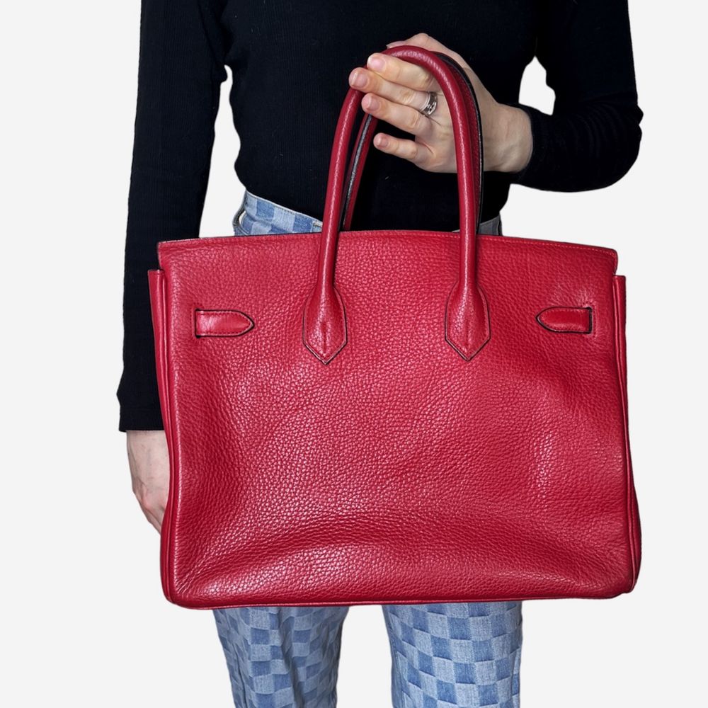 Женская сумка Hermes Birkin 35 red оригинал