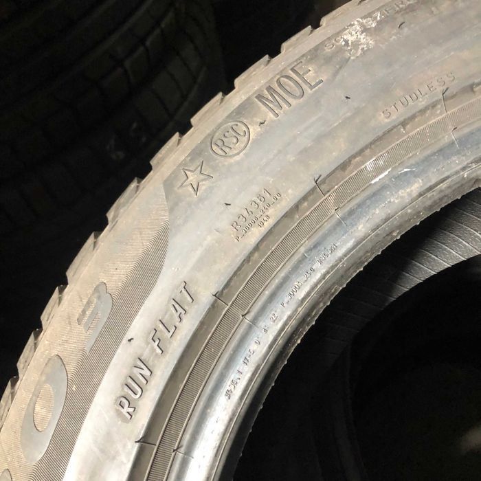 Шини б/у 225/55 R17 Pirelli Sottozero 3 Winter Ran Flat Комплект Пара