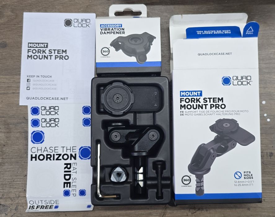 Quad lock PRO w główkę ramy