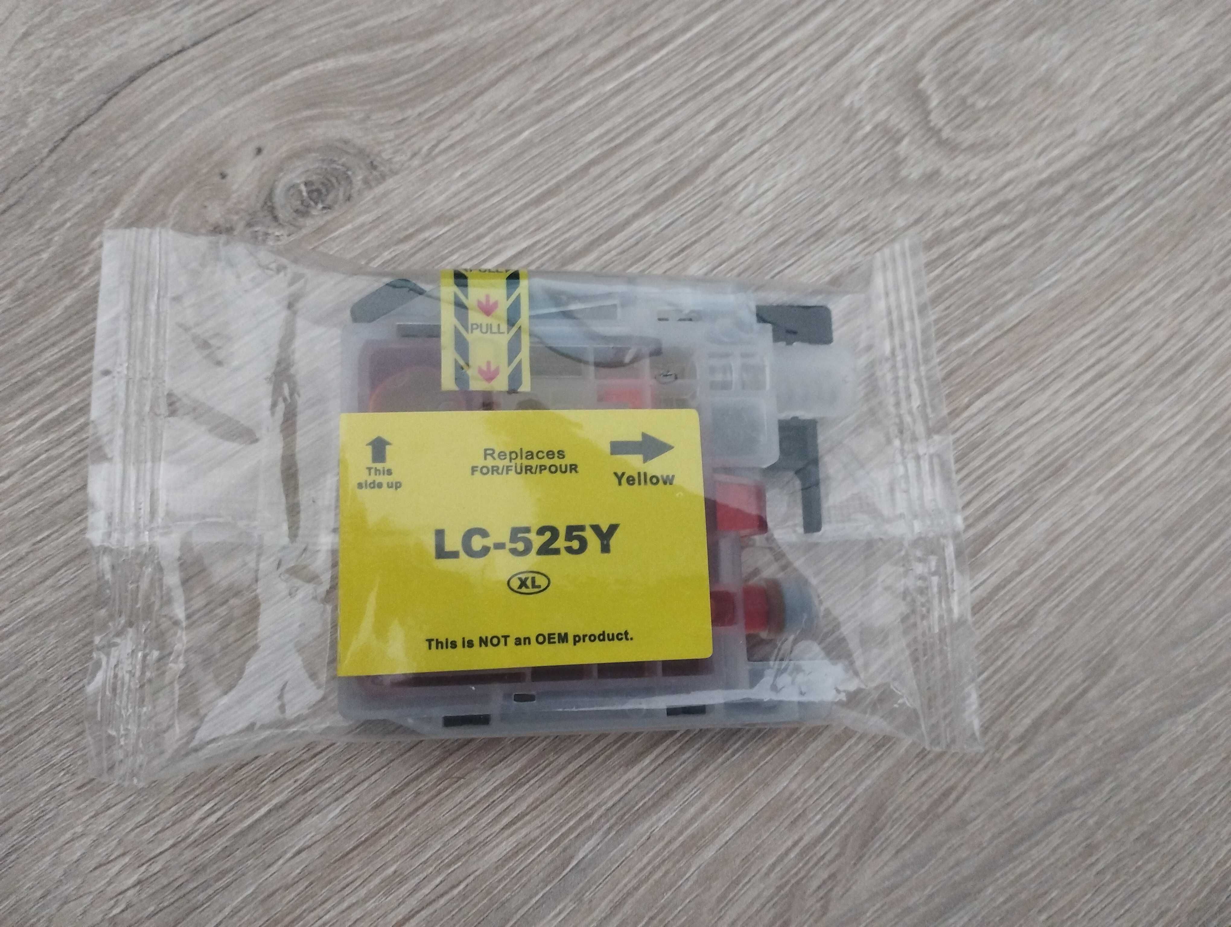 Tusze LC-525 XL Y/C (zamienniki DCP-J105, MFC-J200, DCP-J100)
