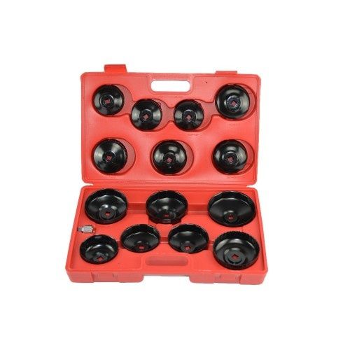 Conjunto de Chaves para Extracção de Filtros de Óleo, Preto, 65-100 mm