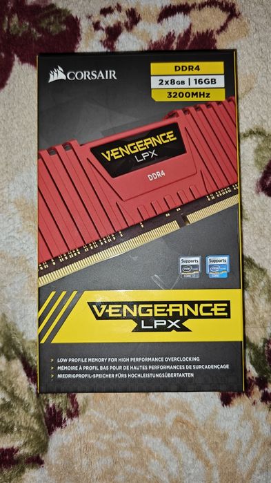 Оперативная память Corsair Vengeance LPX DDR4 16Gb 3200MHz CL16