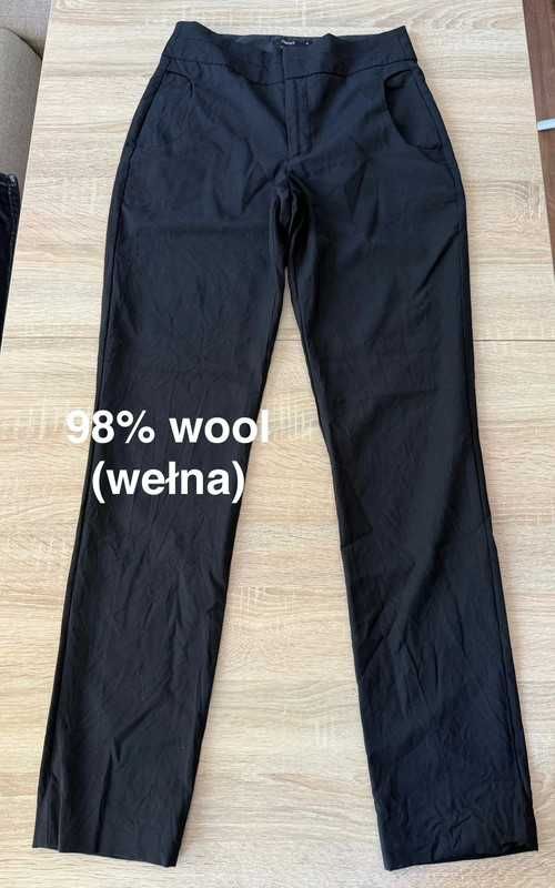 Eleganckie czarne spodnie Filippa K, rozmiar XS