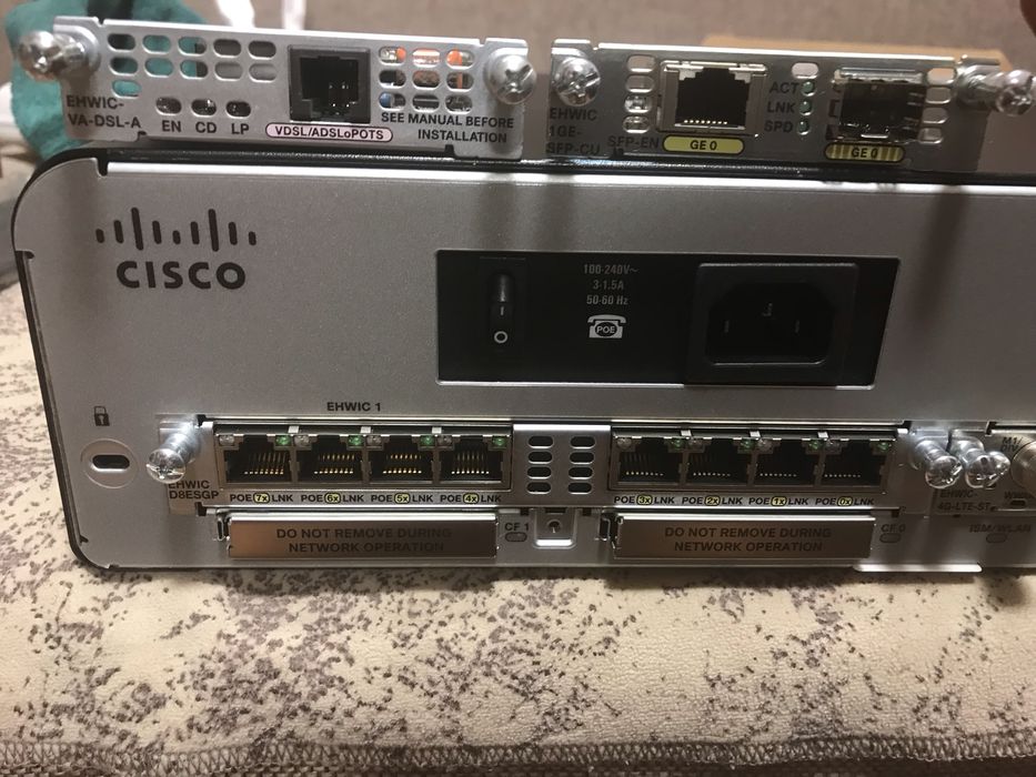 Cisco 1941 промышленный роутер маршрутизатор новый + аксесуары