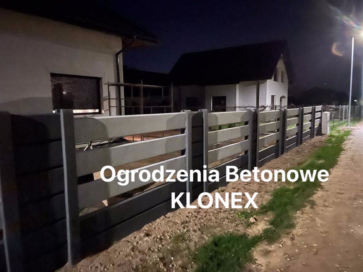 Ogrodzenia Betonowe Produkcja Montaż