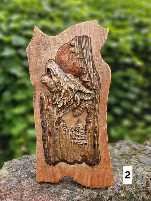 Bieszczadzki Wilk - płaskorzeźba