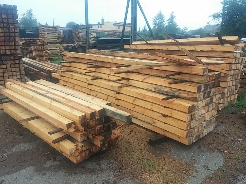 Kantówki sosnowe 10x10  krawędziaki Skład Drewna Tartak