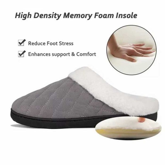 Теплі капці з ефектом пам'яті жіночі унісекс сліпоти сірі р.40-41 нові