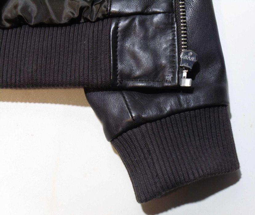 Zara Premium kurtka pilotka skorzana meska M