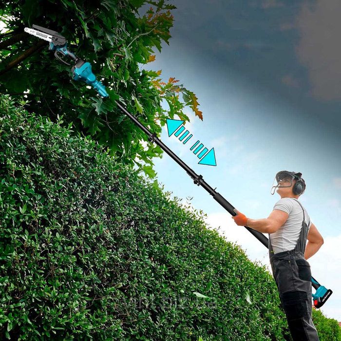 Набор 3в1 Крафтек Аккумуляторный Секатор Пила Удлинитель 2М 48В 5Ач