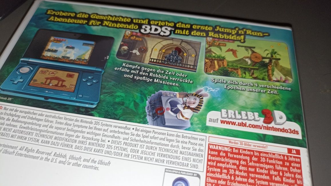 Rabbids 3D Nintendo 3DS (nowa) możliwa zamiana SKLEP