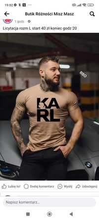 T-shirt męski rozmiar M