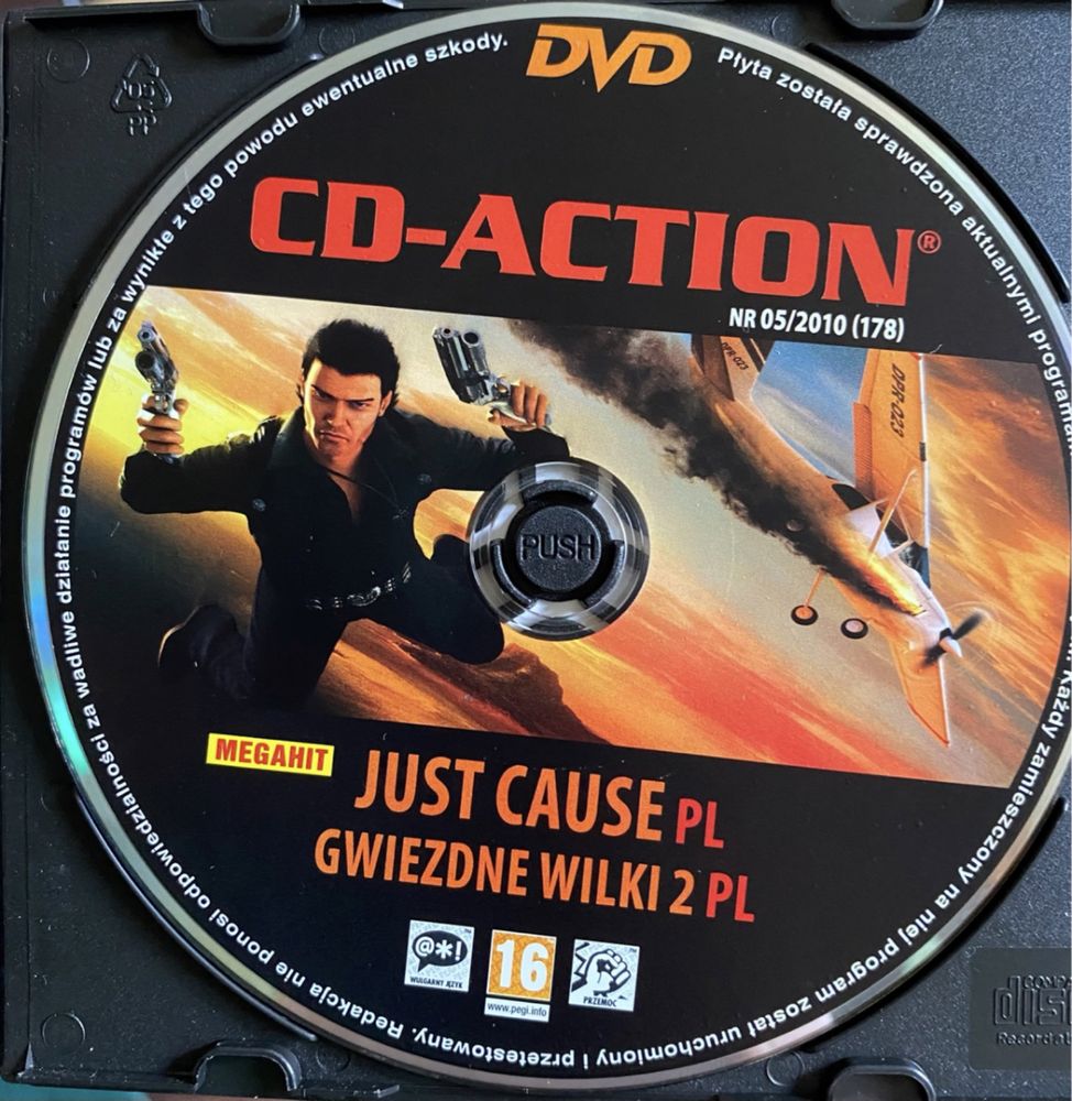 Gry CD-Action 2x DVD 178: Just Cause, Gwiezdne Wilki, Runes Of Magic