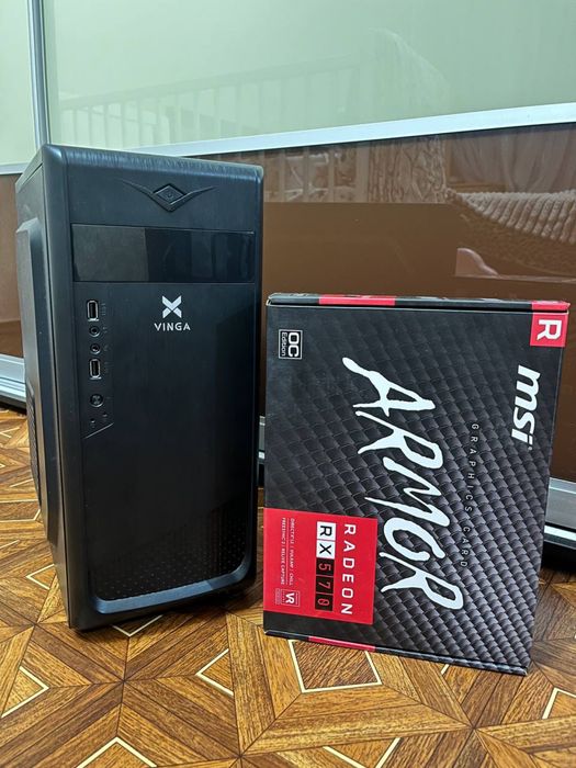 i5 10500T, RX570 8gb, 16gb DDR4, 120gb SSD потужний ігровий компʼютер