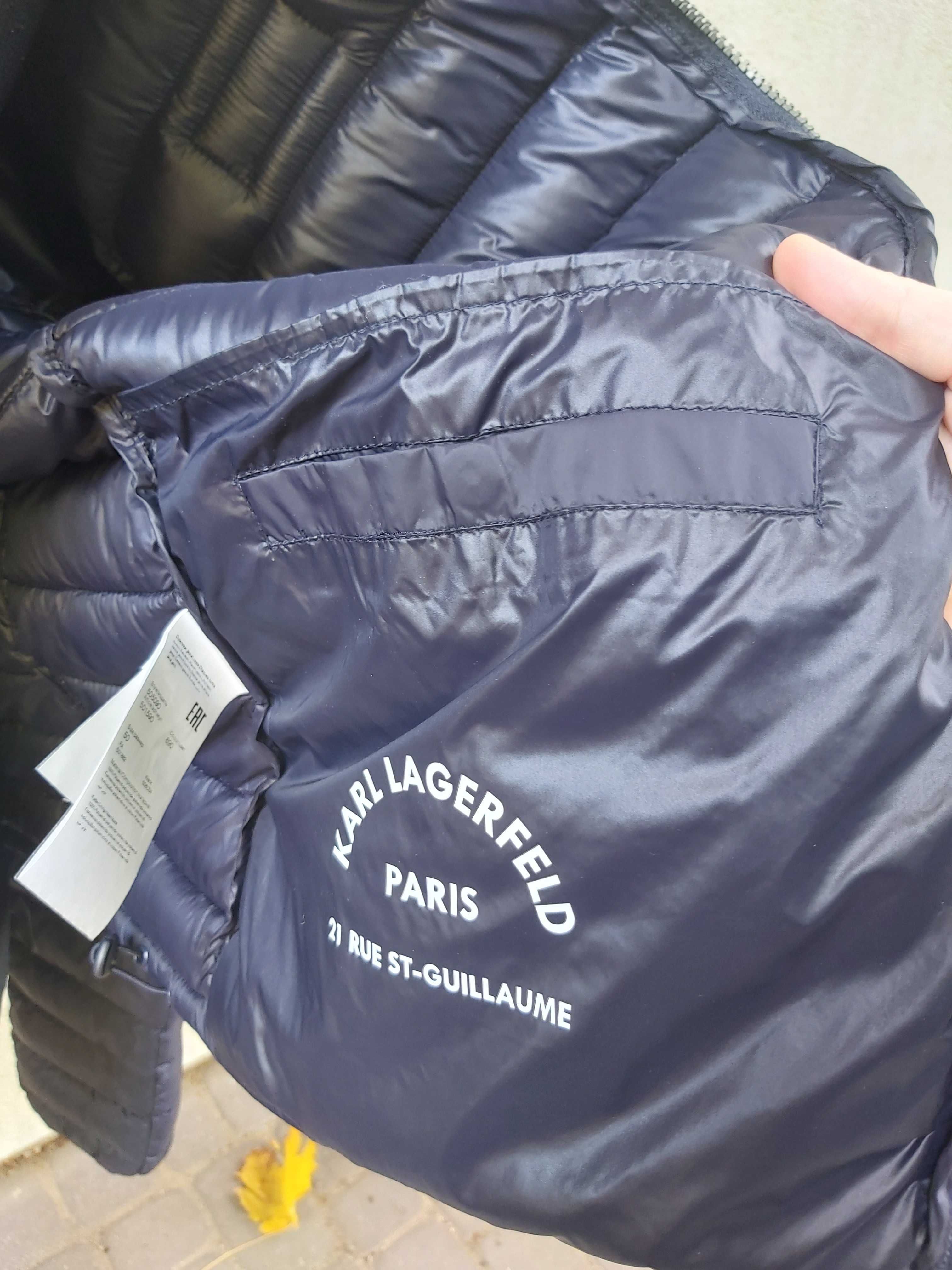 Nowa kurtka Karl Lagerfeld X function bomberka pikowana zimowa 50 L xl