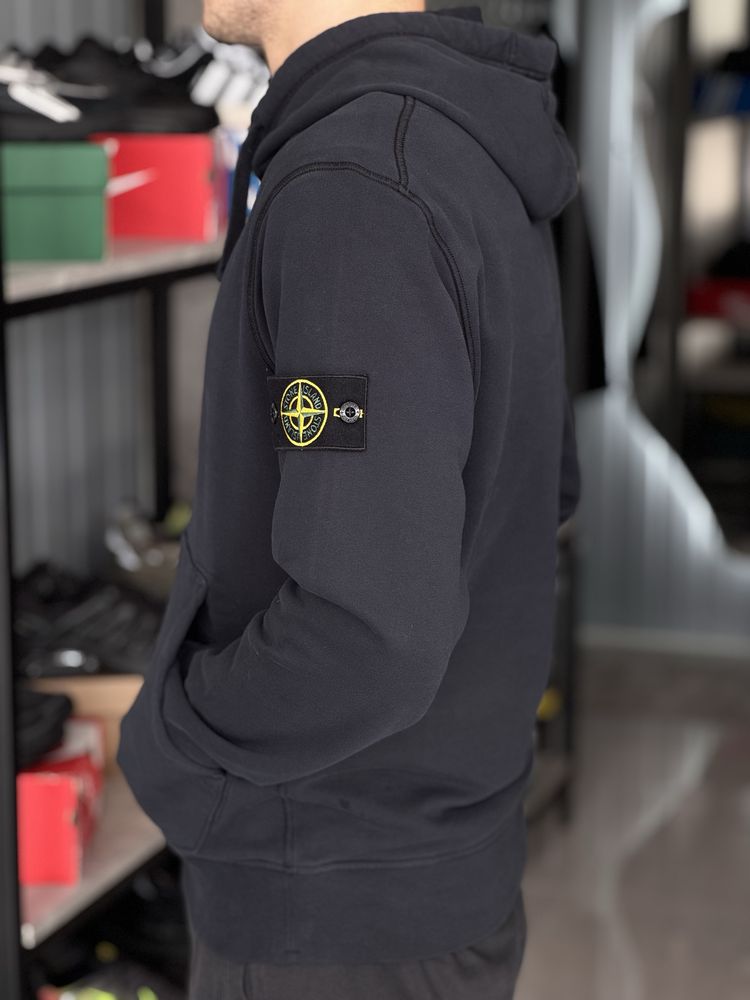 Худі Stone Island Blue (ОРИГІНАЛ) Чоловіча кофта Stone Island Blue