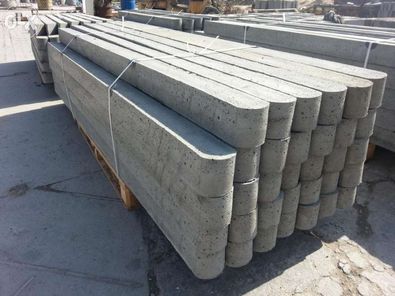 Słupki betonowe do siatki - 2 m różne wymiary Producent Szczecinek