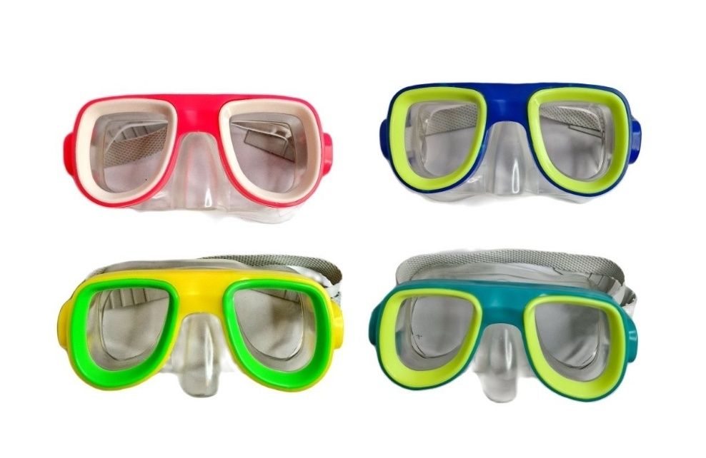 Okulary z noskiem do nauki pływania