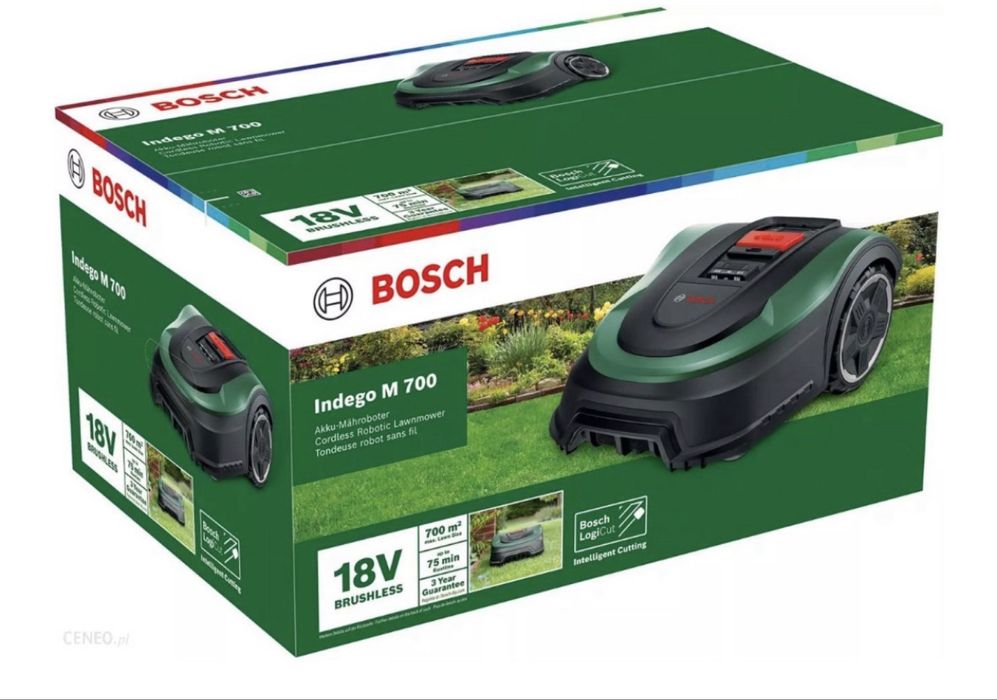Bosch robot kosiarka BOSCH Indego M 700 NOWA