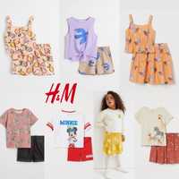 H&M костюм футболка шорты юбка 110,116,122,128,134,140