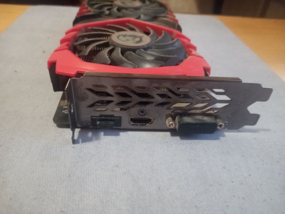Відеокарта PCI-E 4Gb GeForce GTX1050 ti (DDR5) MSI GAMING X 4G