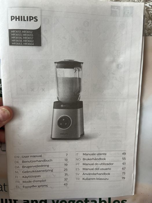 Blender kielichowy Philips Problend 6 3D
