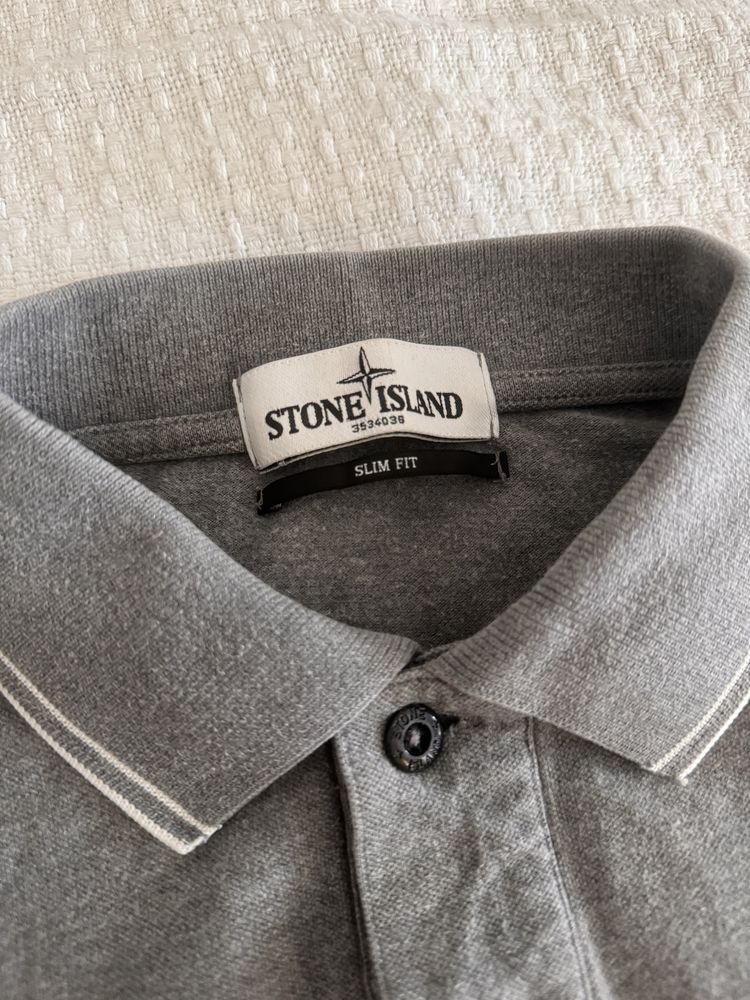 Лонгслив поло Stone Island Стон Айленд оригинал