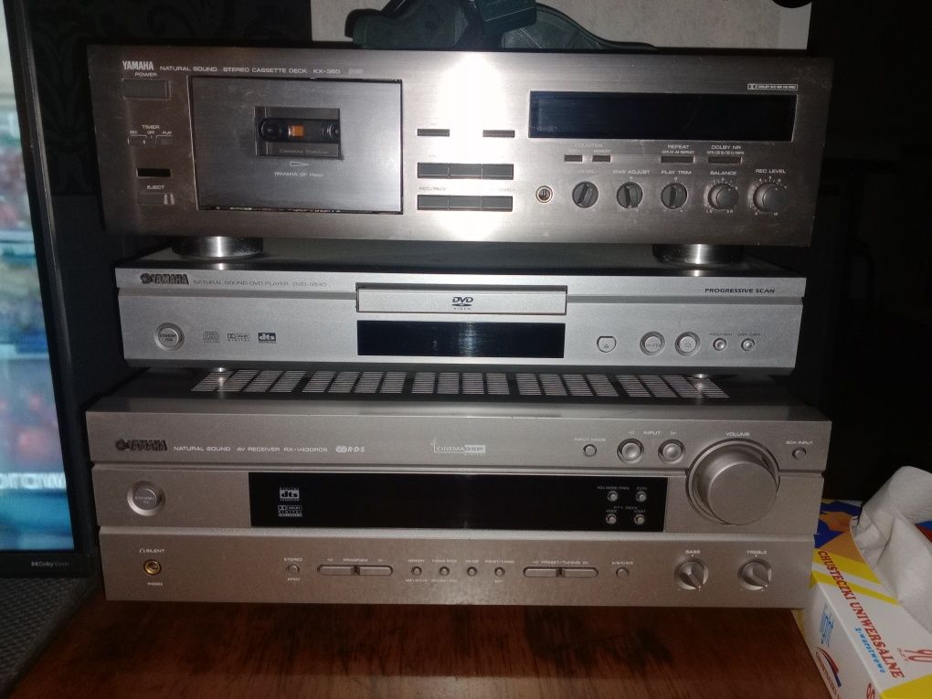 Kino domowe yamaha +glosniki5x1