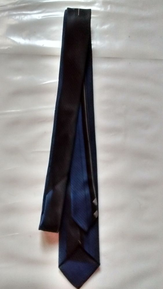 Чёрно-синий краватка галстук для школяра для школьника в школу