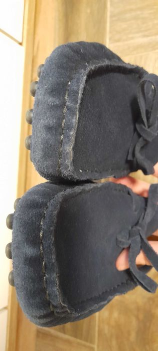 Tod's trzewiki półbuty męskie rozmiar 42 granat skóra natural