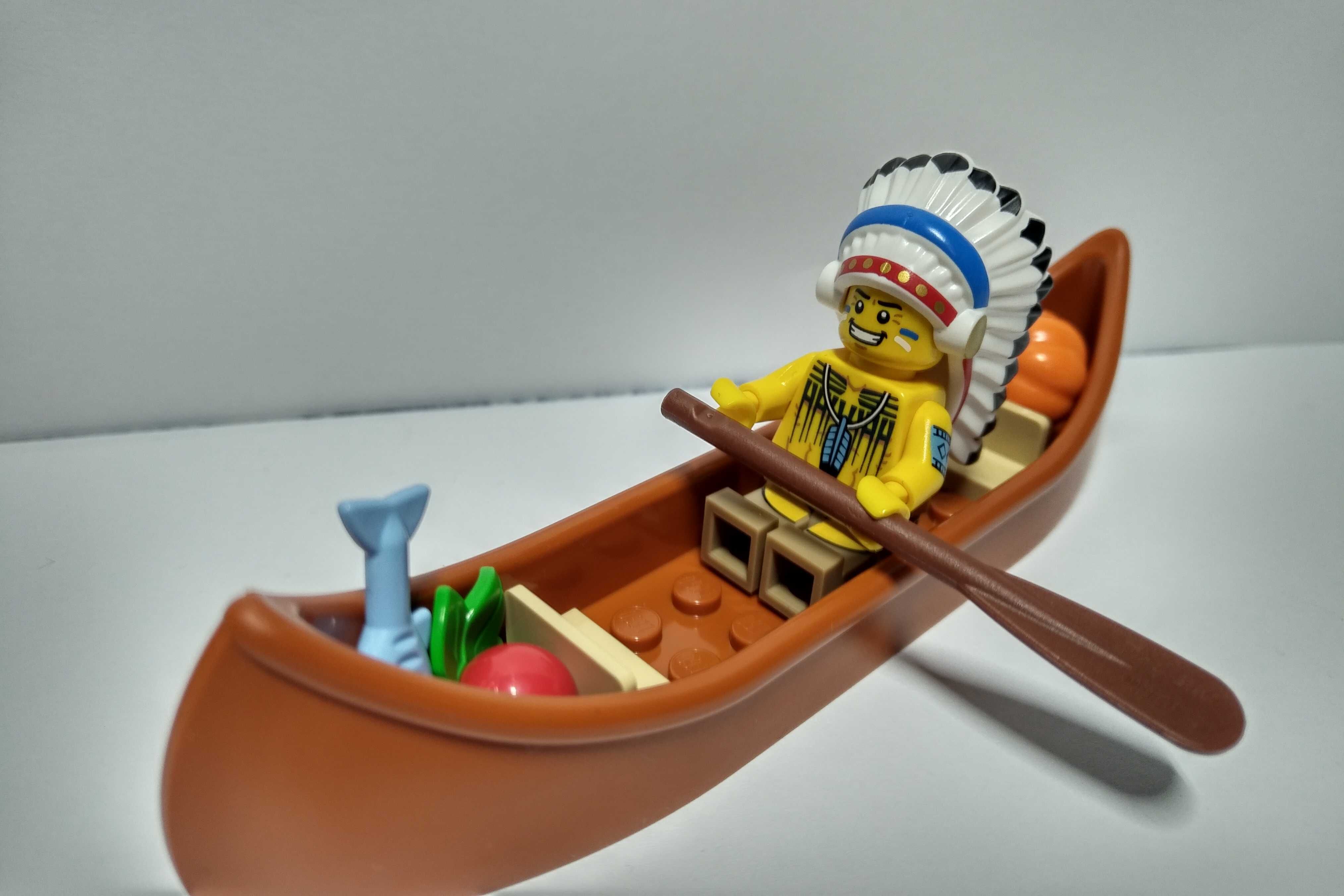 Lego western Indians Indianie Indianin w Canoe