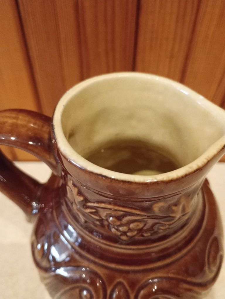 Dzbanek ceramiczny szkliwiony