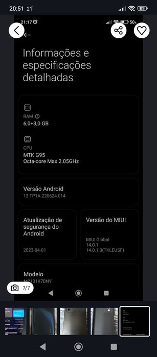 Xiaomi note 10s desbloqueado