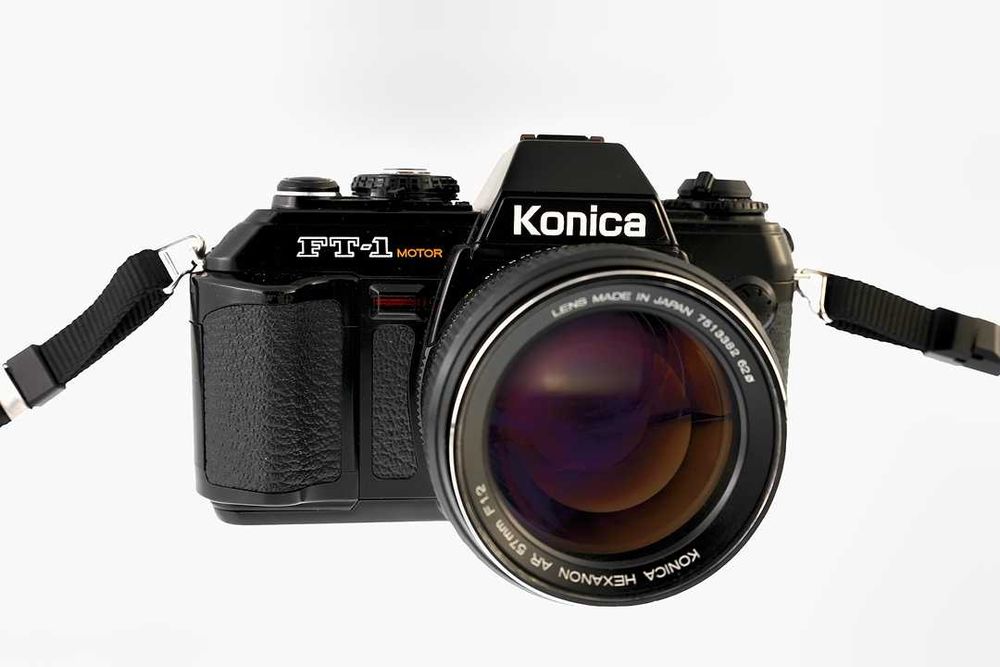 "Czarna piękność"- Konica FT1-motor+Hexanon 57/1.2+++zestaw